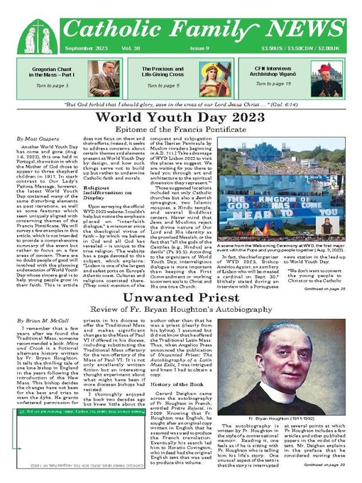 Title details for Catholic Family News by Catholic Family News - Available